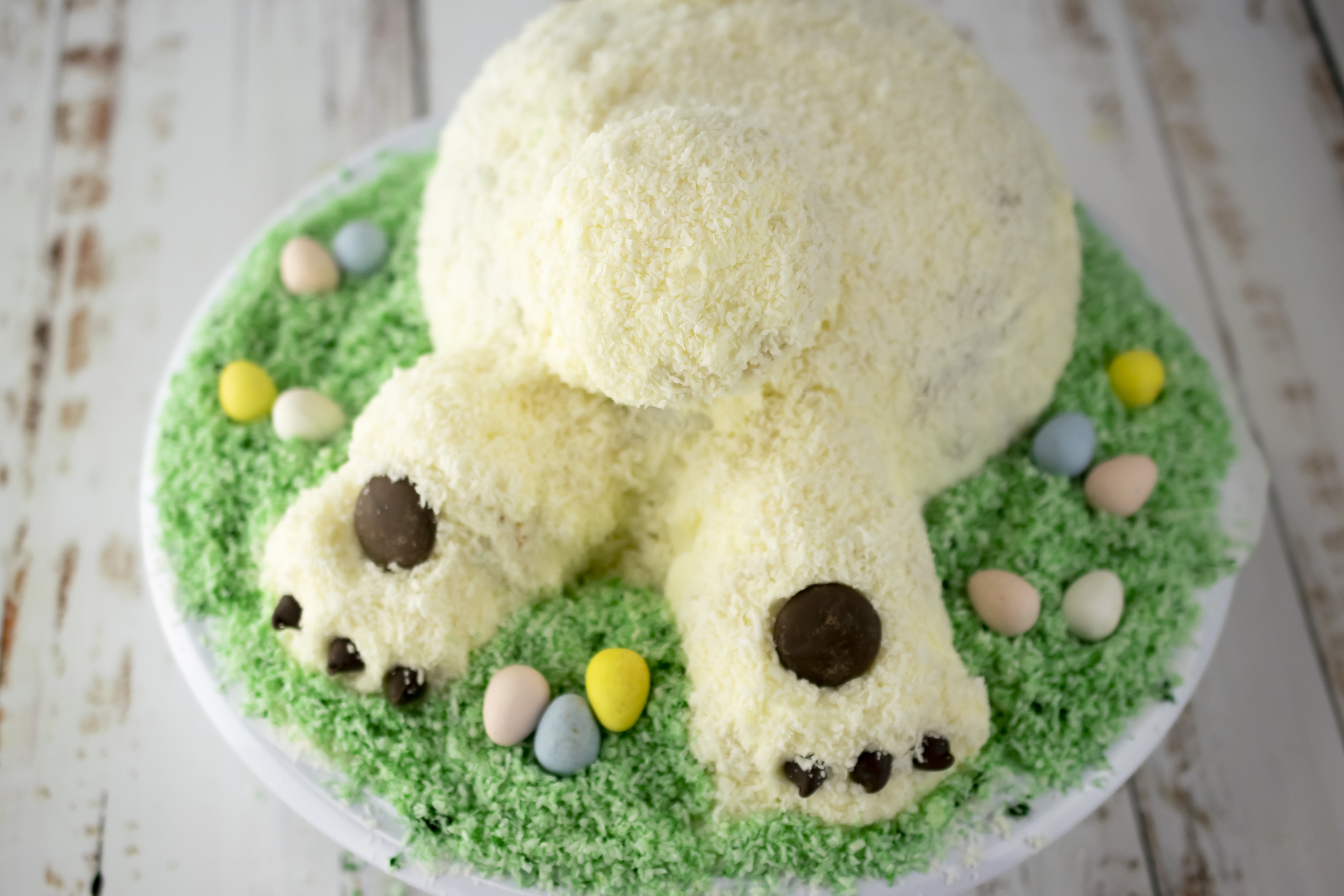 Easter Bunny Butt Cake