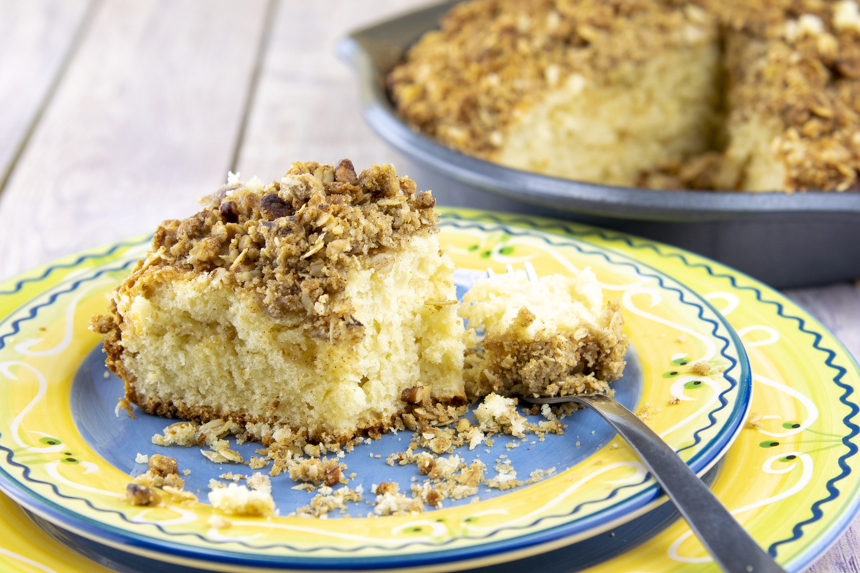 Cinnamon-Pecan Streusel Coffee Cake