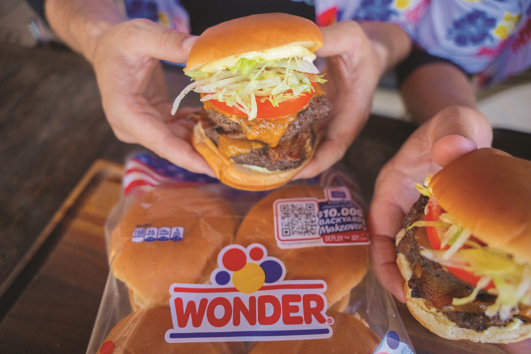 All-American Double Bacon and Cheddar Smash Burgers