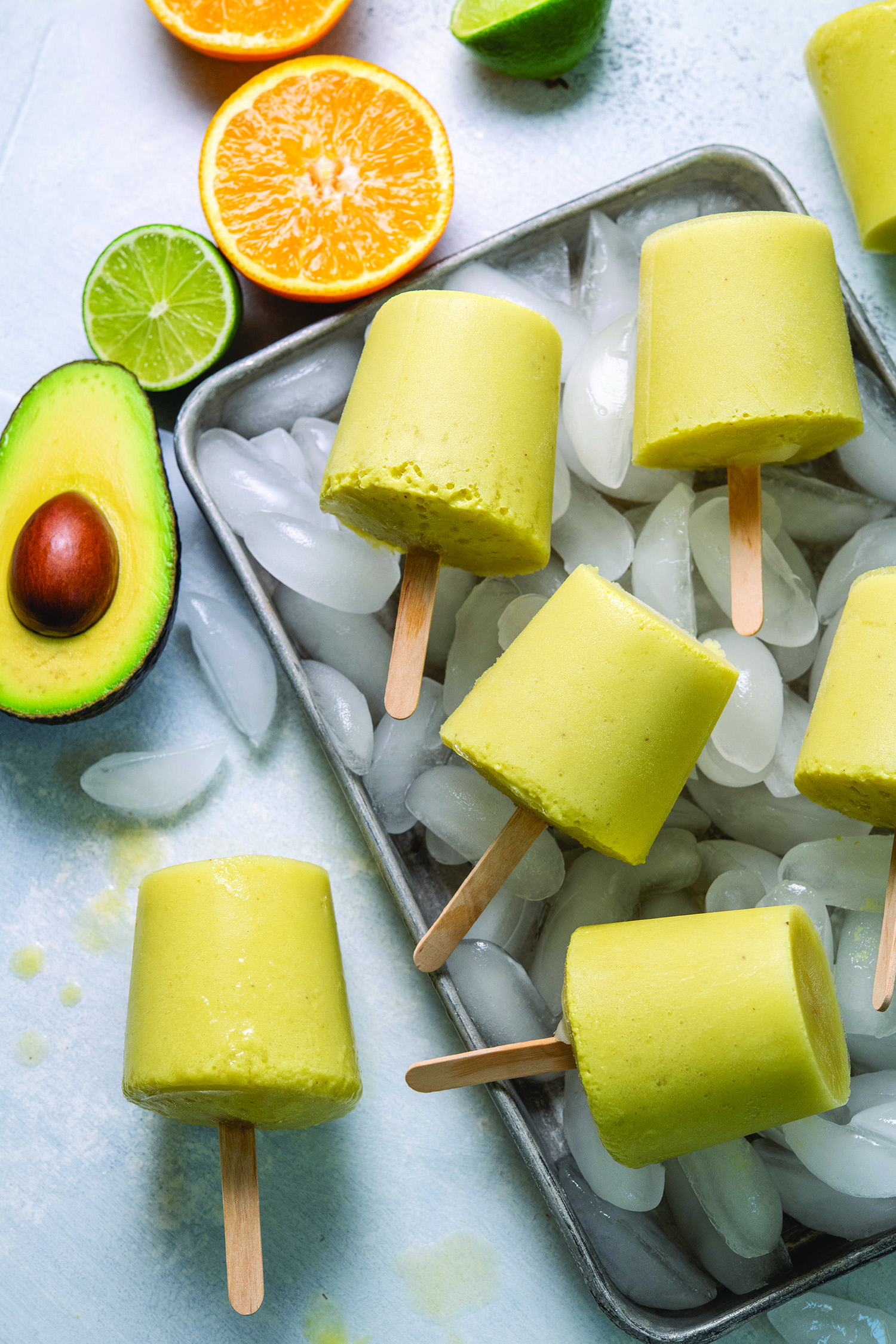 Heart-Healthy Frozen Avocado Banana Paleta