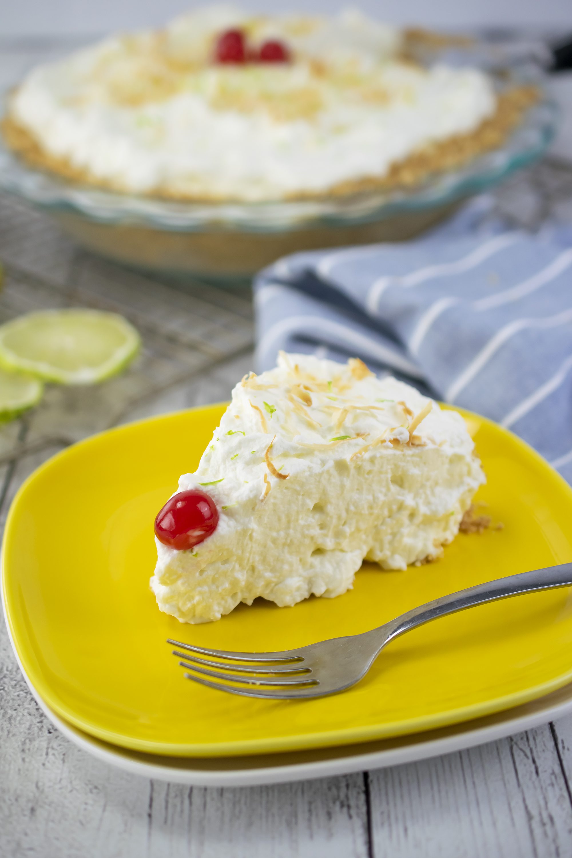 Coconut Key Lime Cream Pie