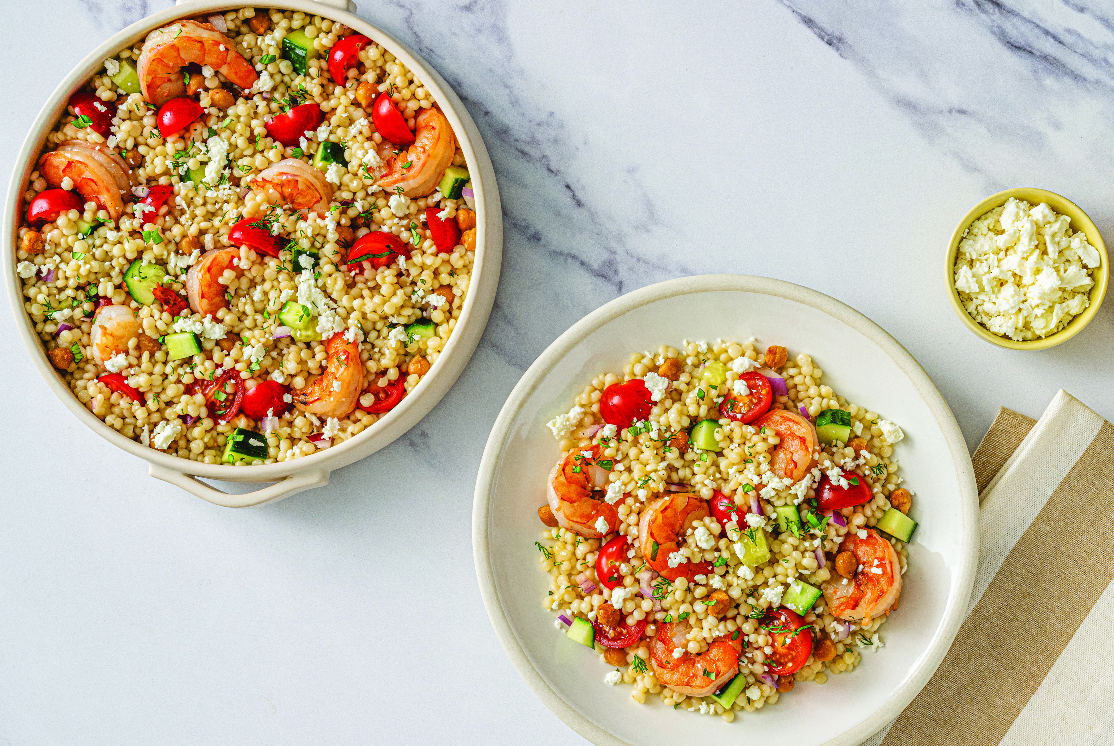 Shrimp Pearl Couscous Salad