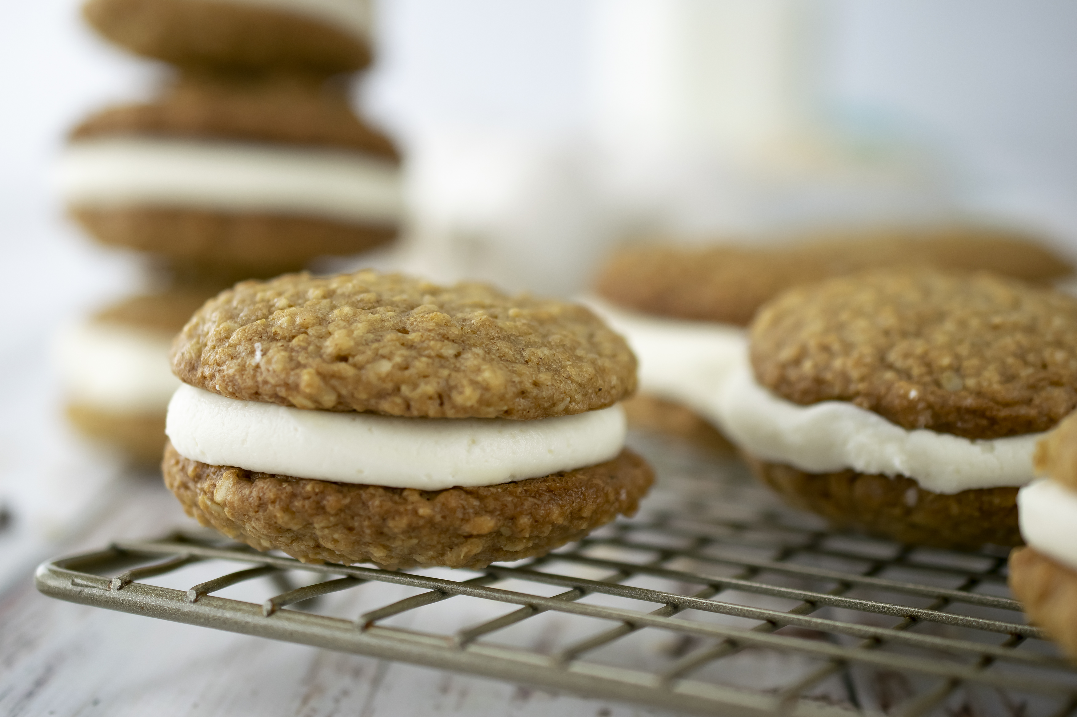 Oatmeal Cream Cookie Sandwiches