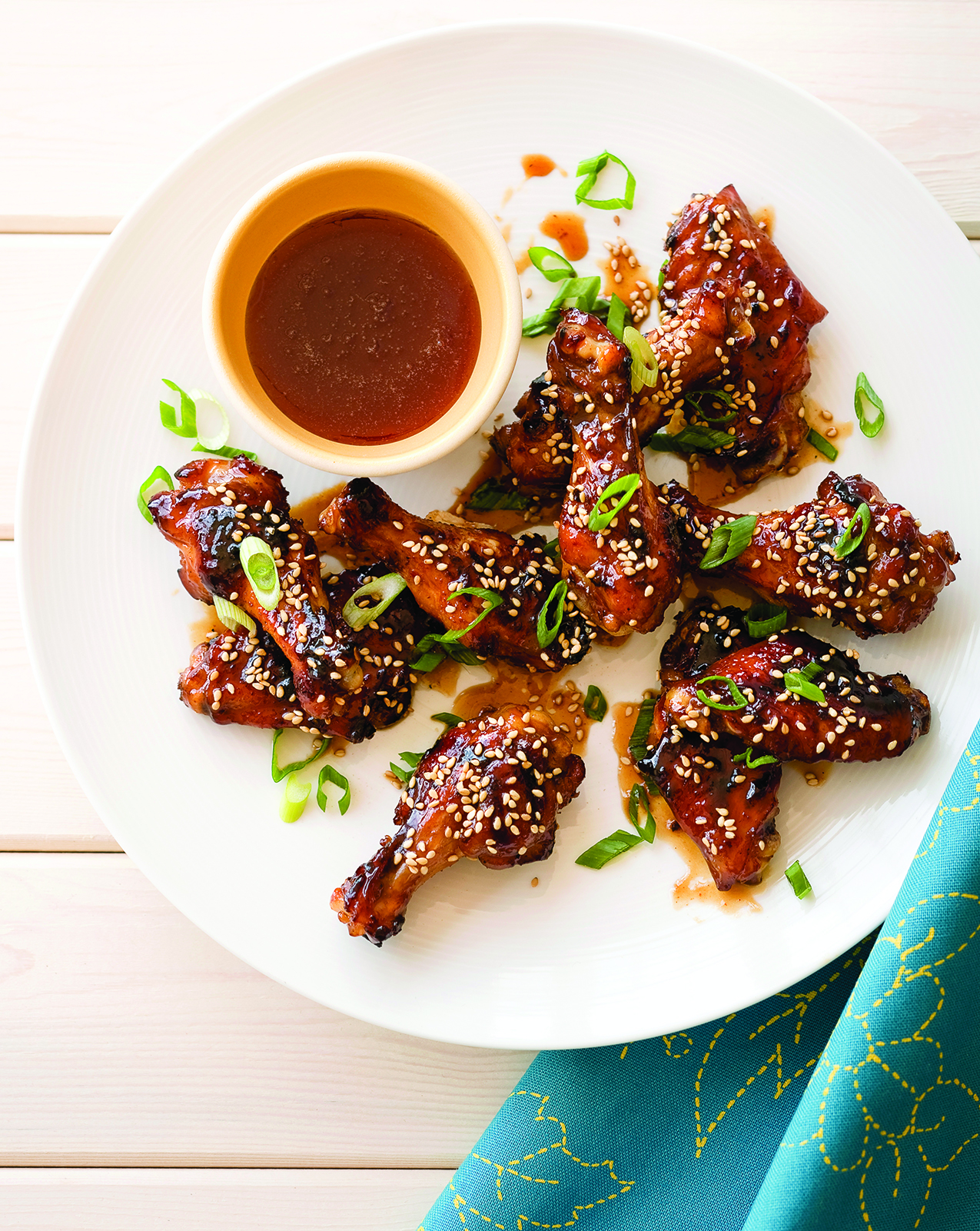 Grilled Honey Sesame Seed Chicken Wings
