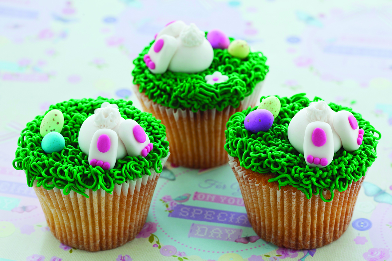 Easter Bunny Cupcakes
