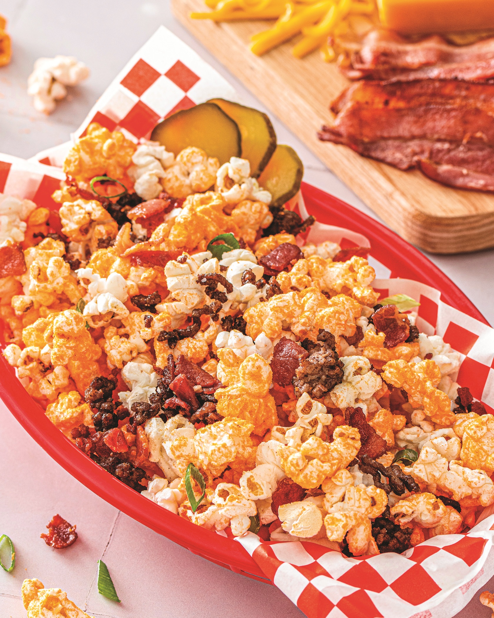 Bacon Cheeseburger Popcorn