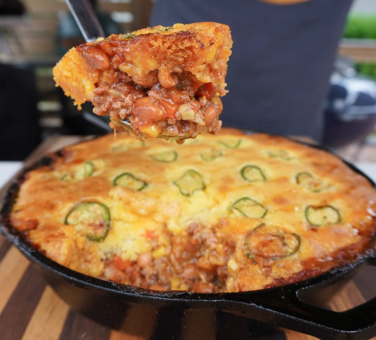 Cornbread Cowboy Casserole