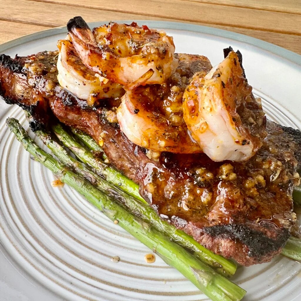 Steak and Shrimp Dinner