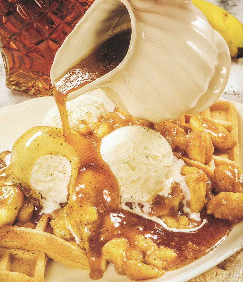 Kentucky 'Nanner Foster Waffles