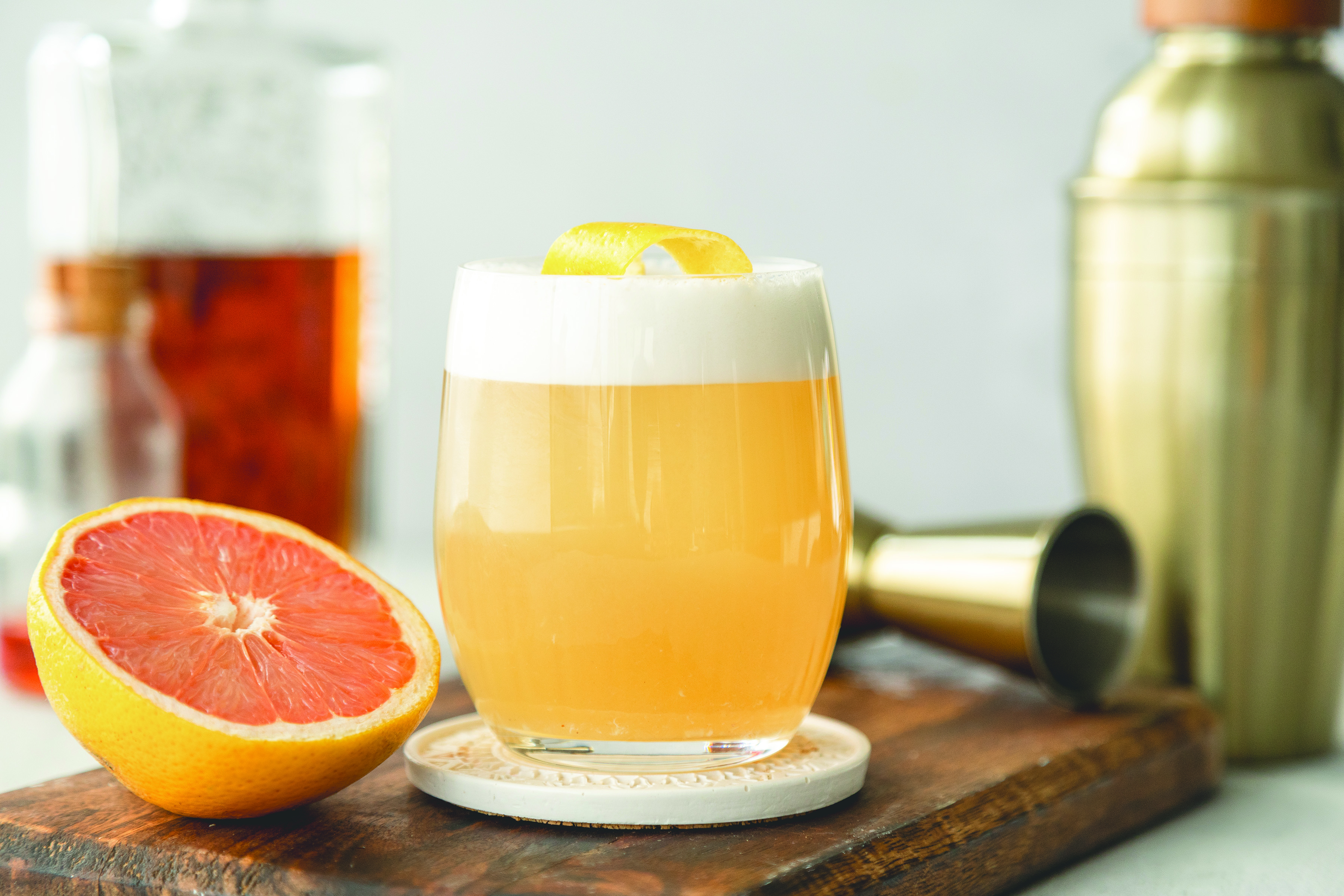 Florida Grapefruit Brandy Sour