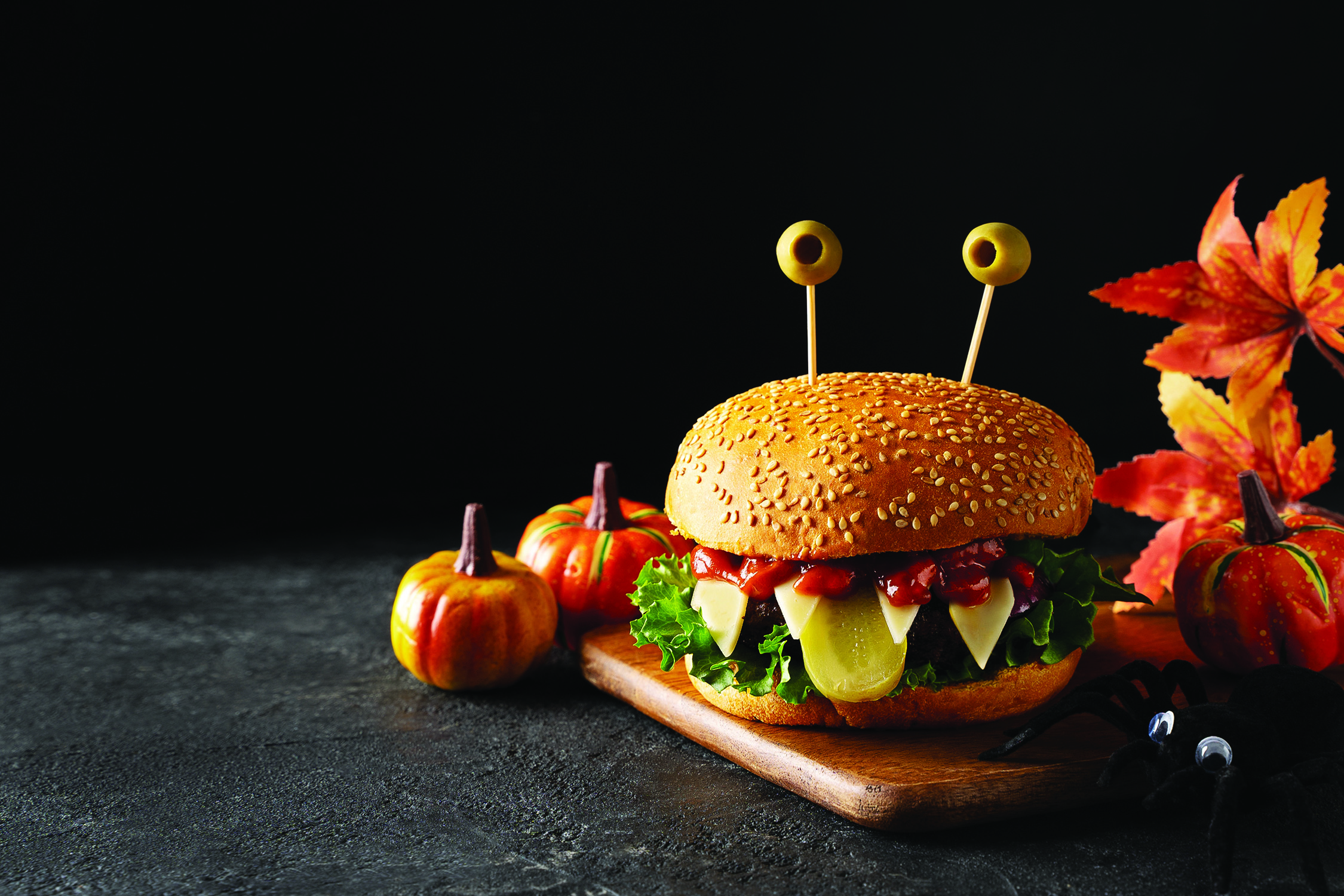 Halloween Monster Burgers