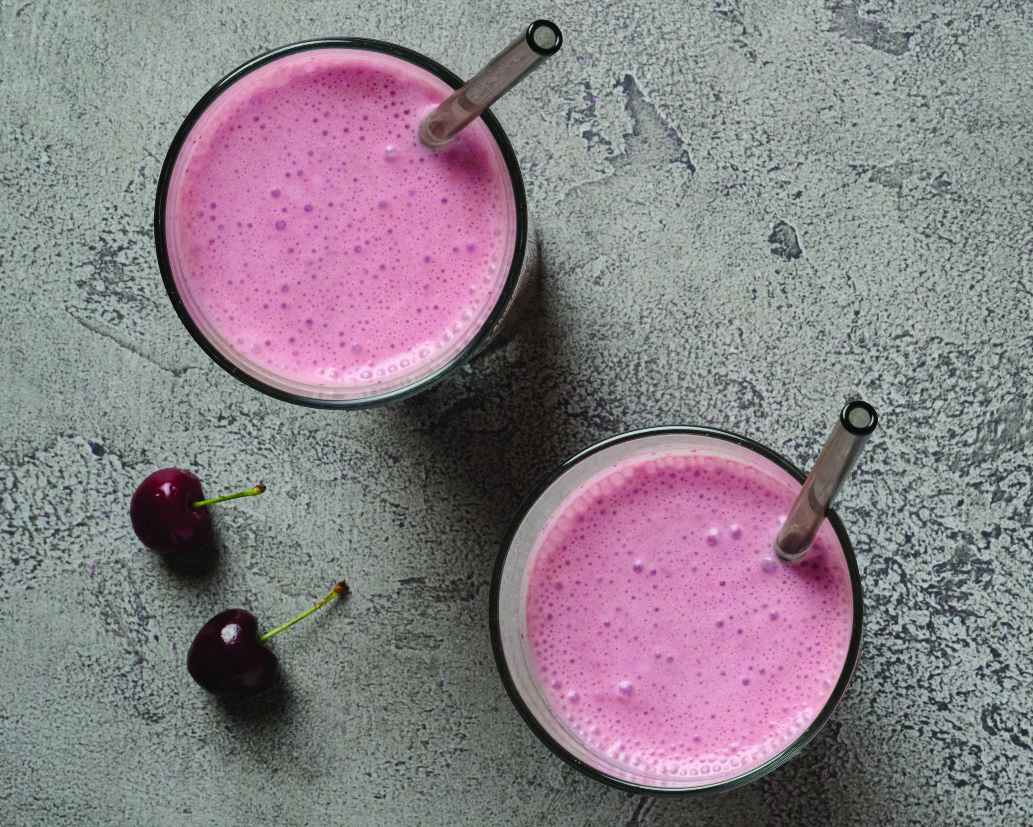 Tart Cherry Cottage Cheese Smoothie