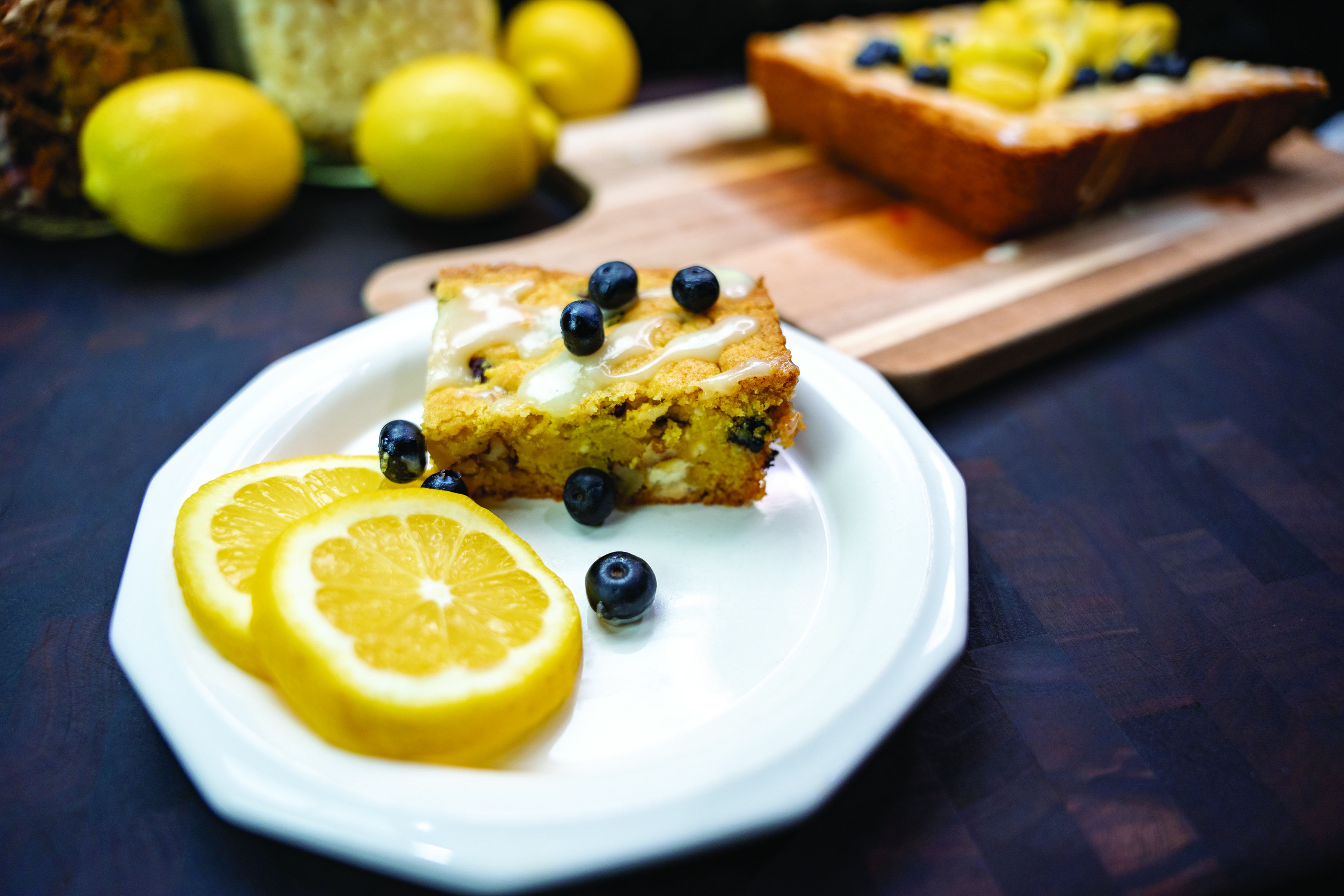 Easy Lemon Blueberry Bars