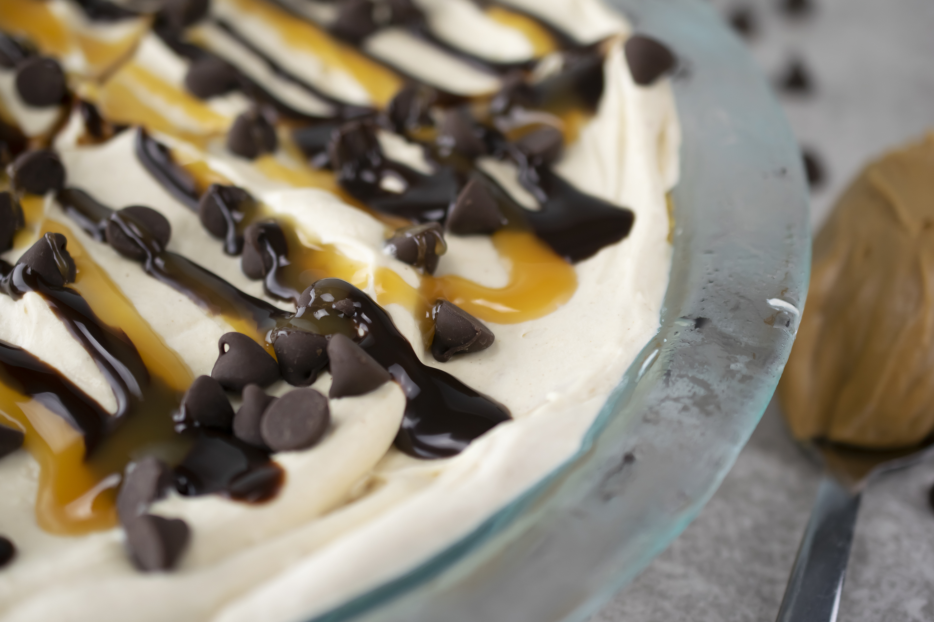 Chocolate Caramel Peanut Butter Pie