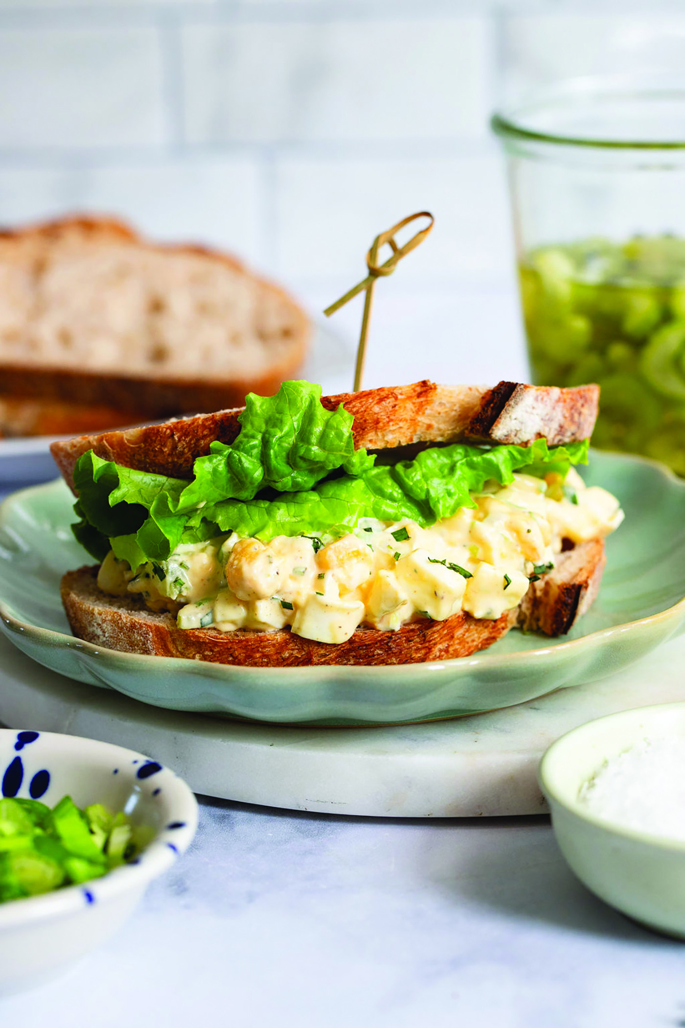 Quick-Pickled Celery and Egg Salad
