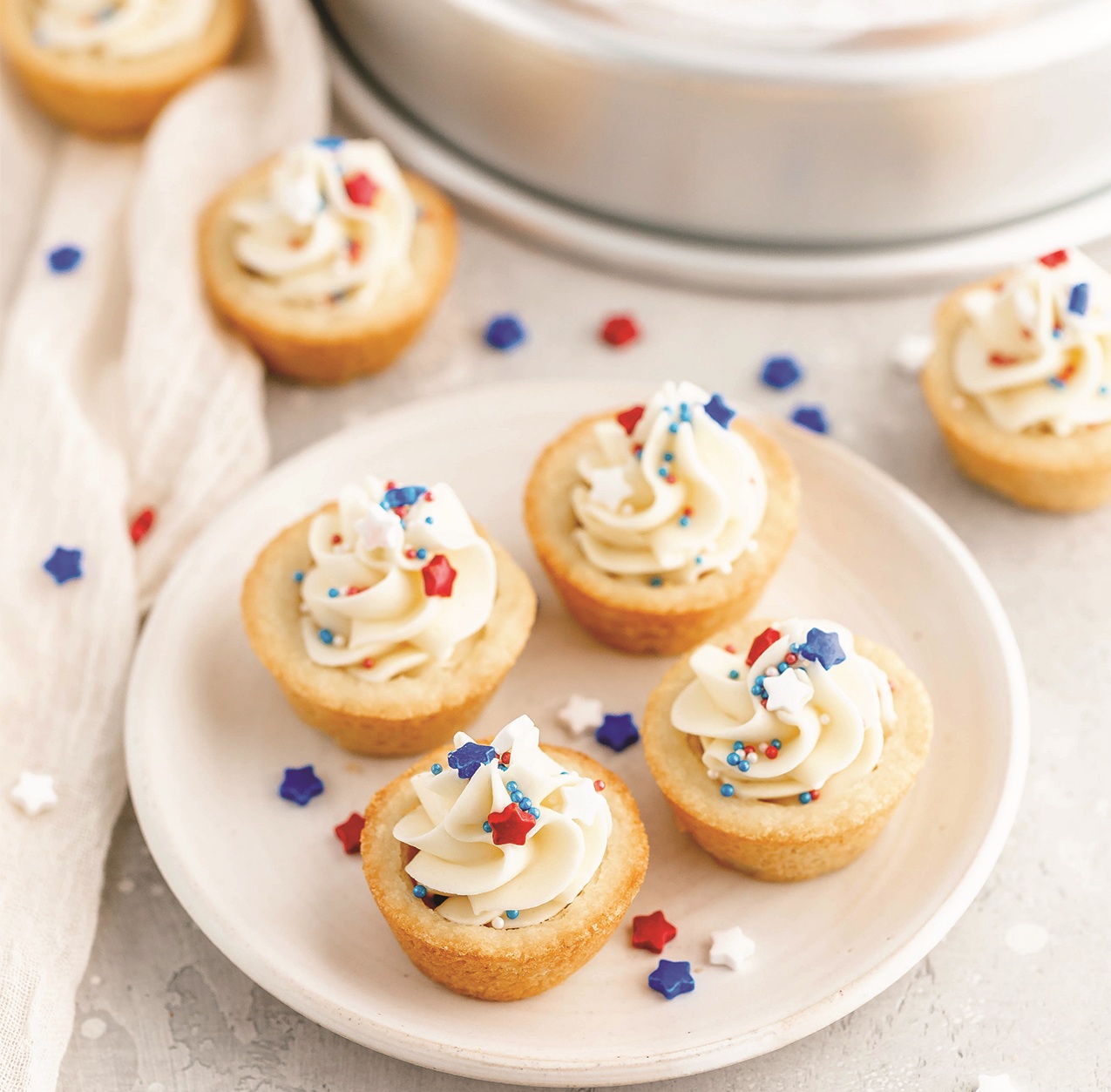 Fourth of July Cookie Cups