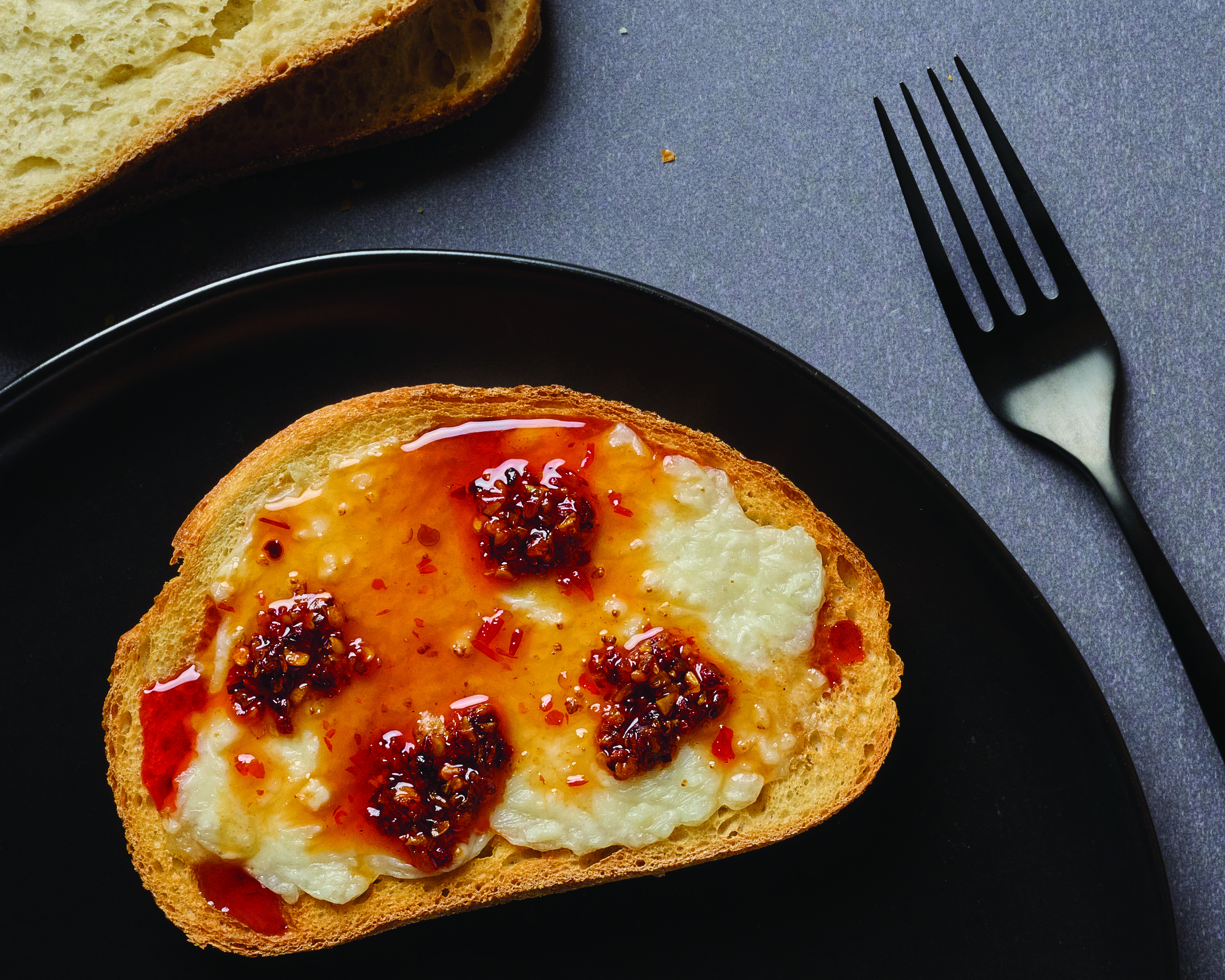 Air Fryer Cottage Cheese Toast