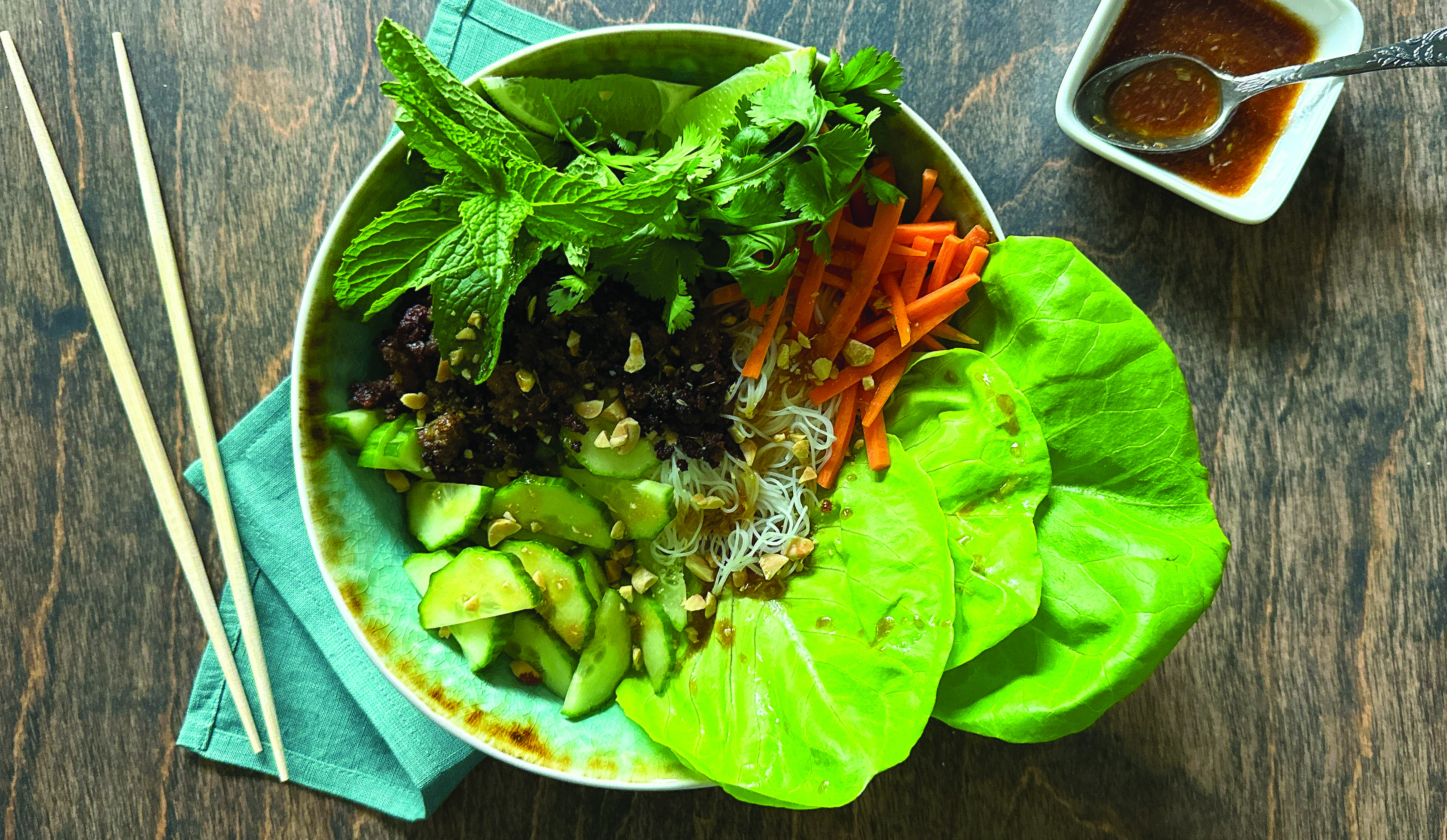 Vietnamese Caramelized Beef Bowls