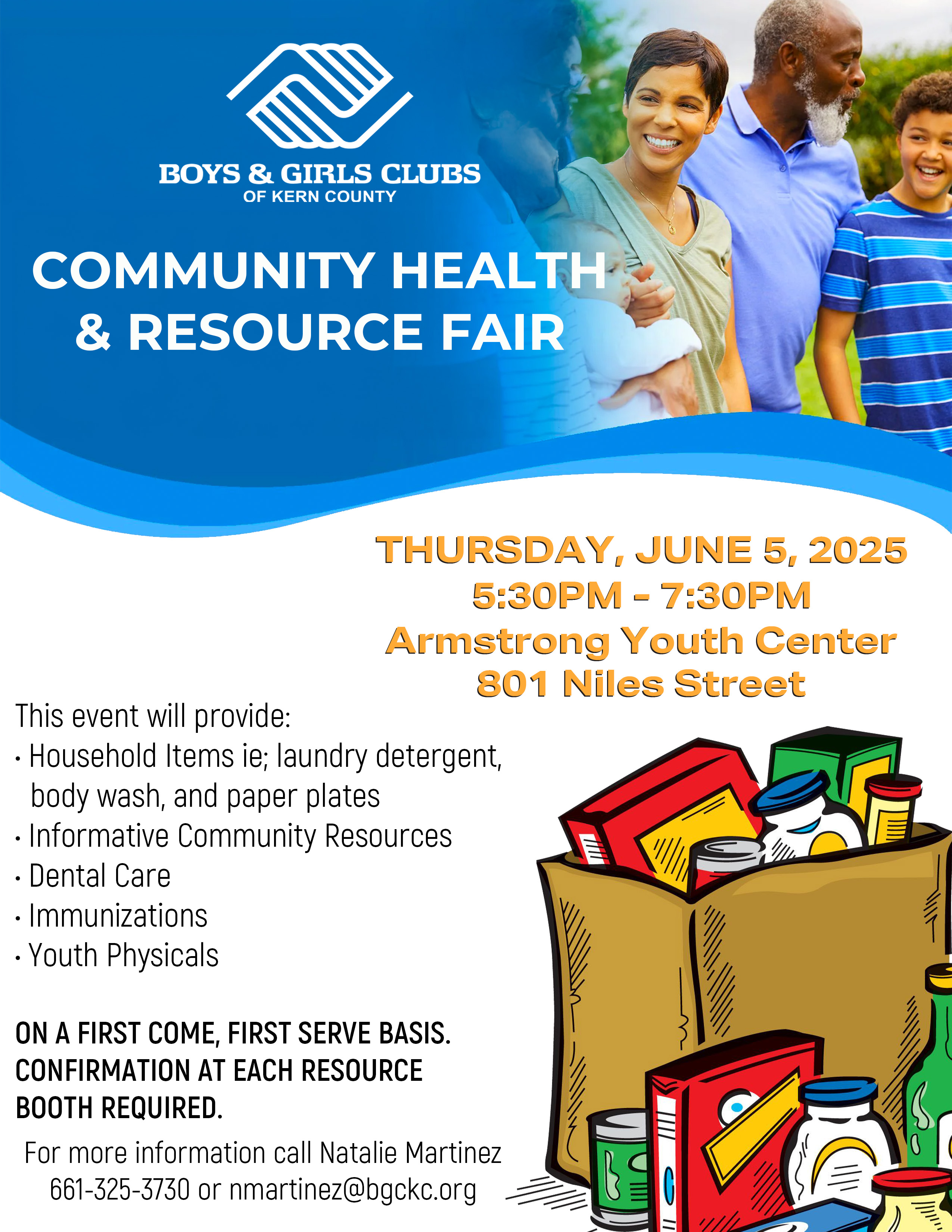 Community Resource Fair hosted by the Boys & Girls Clubs of Kern County