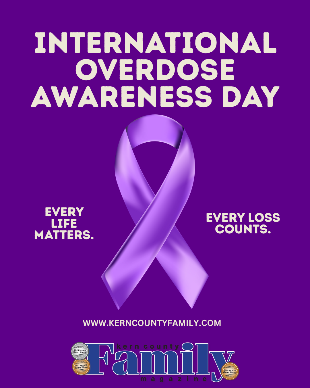 Adventist Health's Overdose Awareness Flag Raising Ceremony