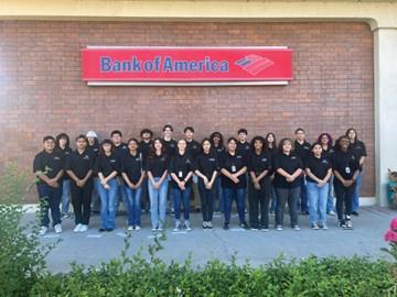 The Boys and Girls Clubs of Kern County's Summer Jobs Program Students. Photo Courtesy of Bank of America