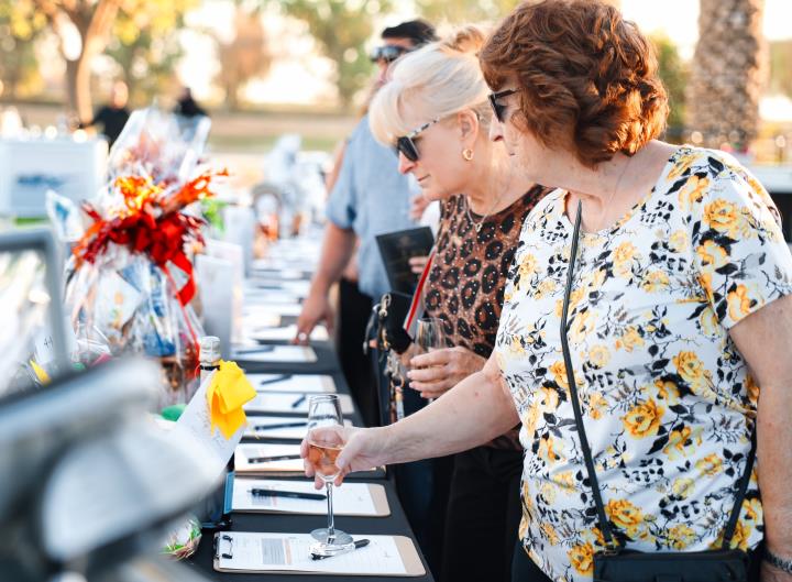 Artfest_attendees enjoying the silent auction.jpg